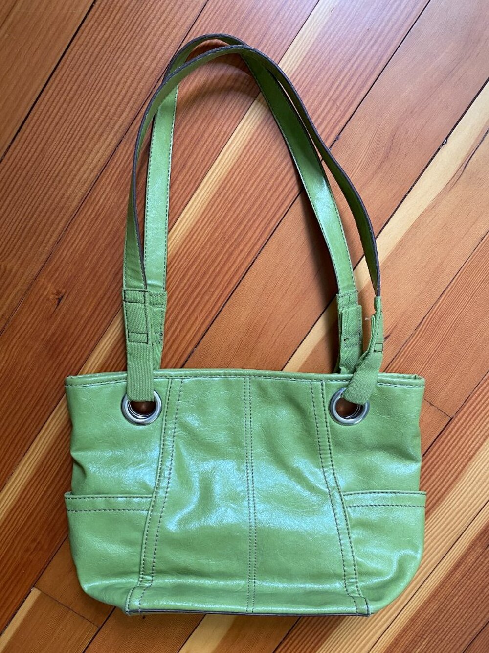 Vintage Y2K Relic Shoulder Bag in Green.